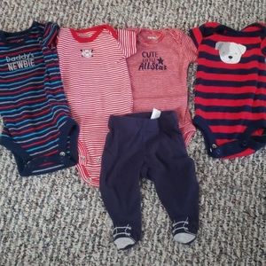 Newborn onesie lot